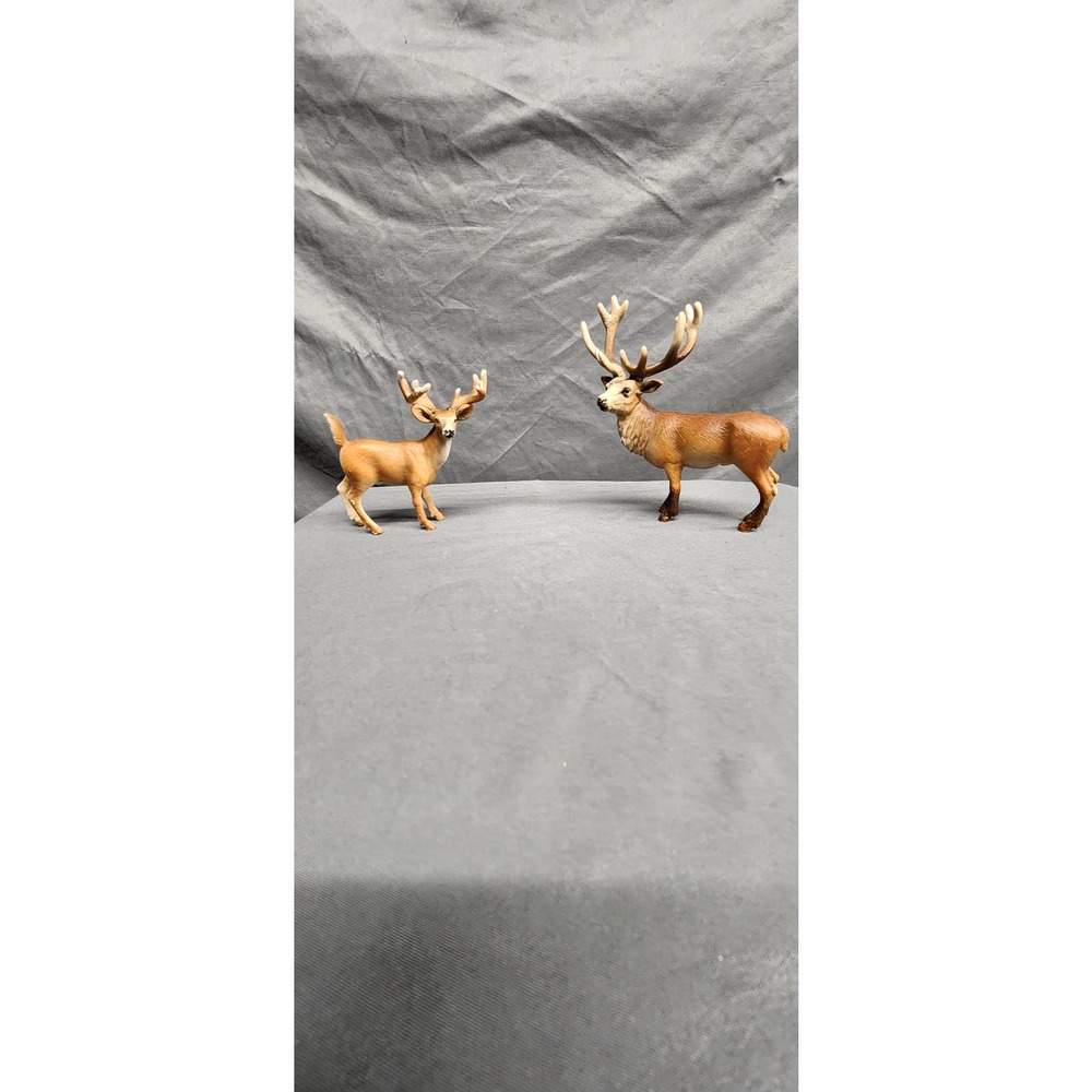 Vintage Schleich Killer whale and 2 Deer